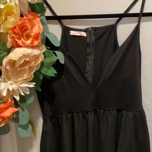 Black baby doll dress